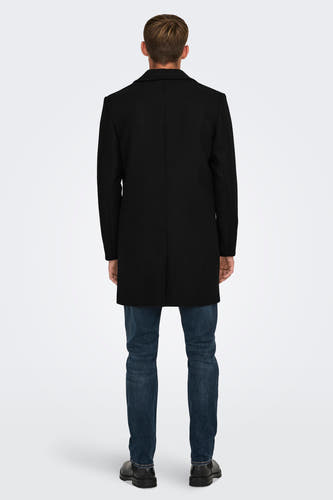 Jas (lang) Zwart - ONLY & SONS®