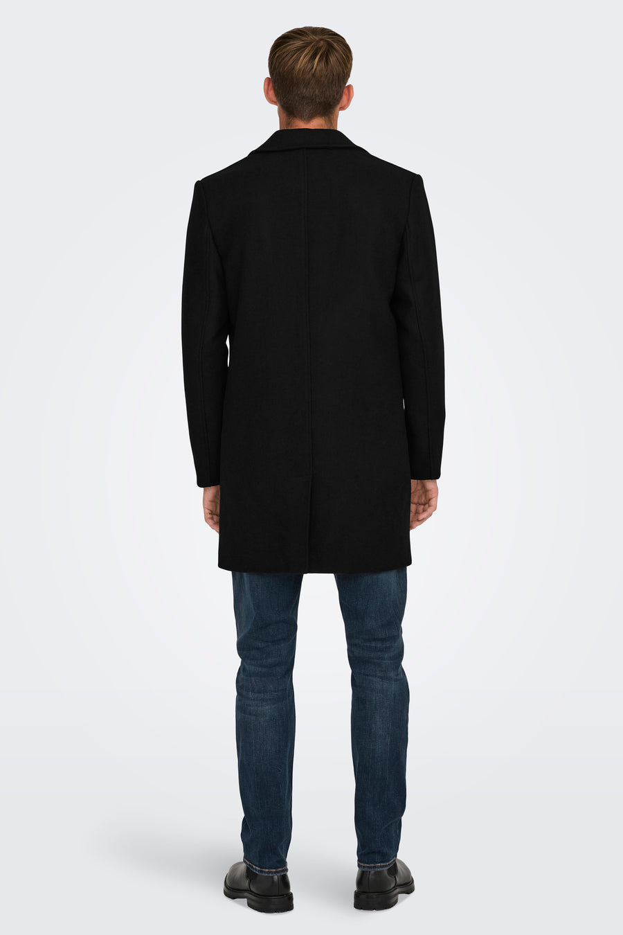 Jas (lang) Zwart - ONLY & SONS®