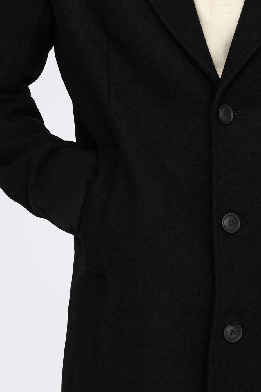 Jas (lang) Zwart - ONLY & SONS®