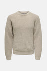 Trui met ronde hals Ecru - ONLY & SONS®