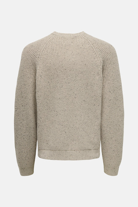 Trui met ronde hals Ecru - ONLY & SONS®