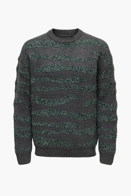 Trui met ronde hals Grijs - ONLY & SONS®