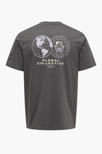 T-shirt (korte mouwen) Grijs - ONLY & SONS®
