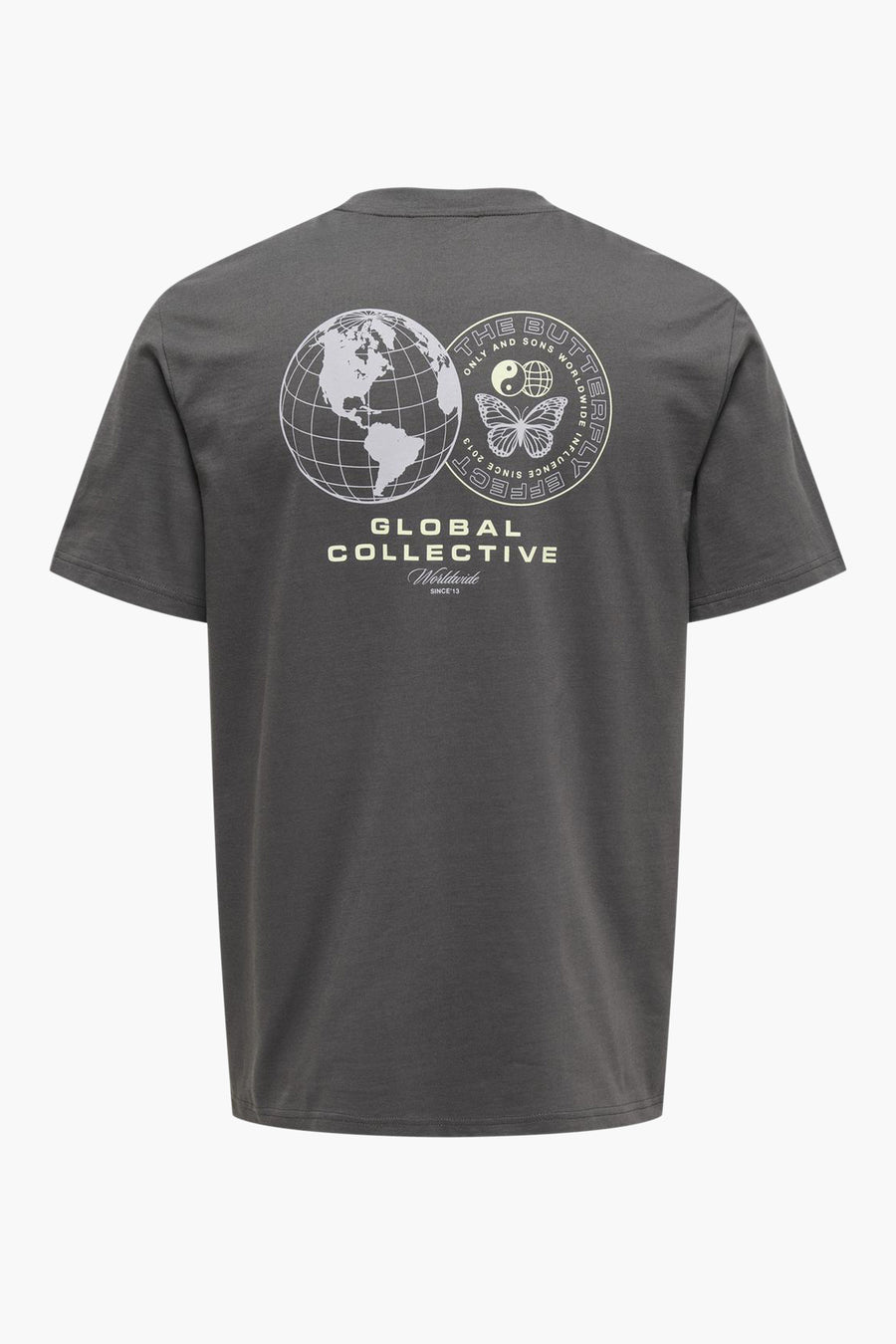 T-shirt (korte mouwen) Grijs - ONLY & SONS®