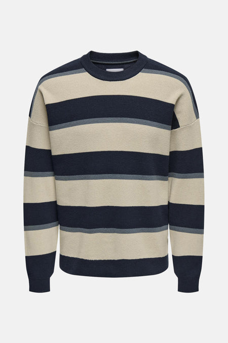 Trui met ronde hals Beige - ONLY & SONS®