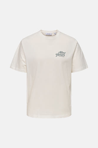 T-shirt (korte mouwen) Ecru - ONLY & SONS®