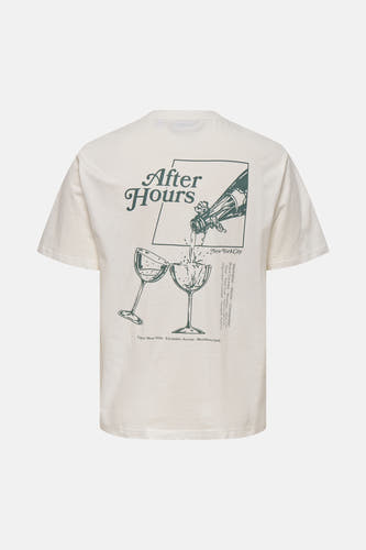 T-shirt (korte mouwen) Ecru - ONLY & SONS®