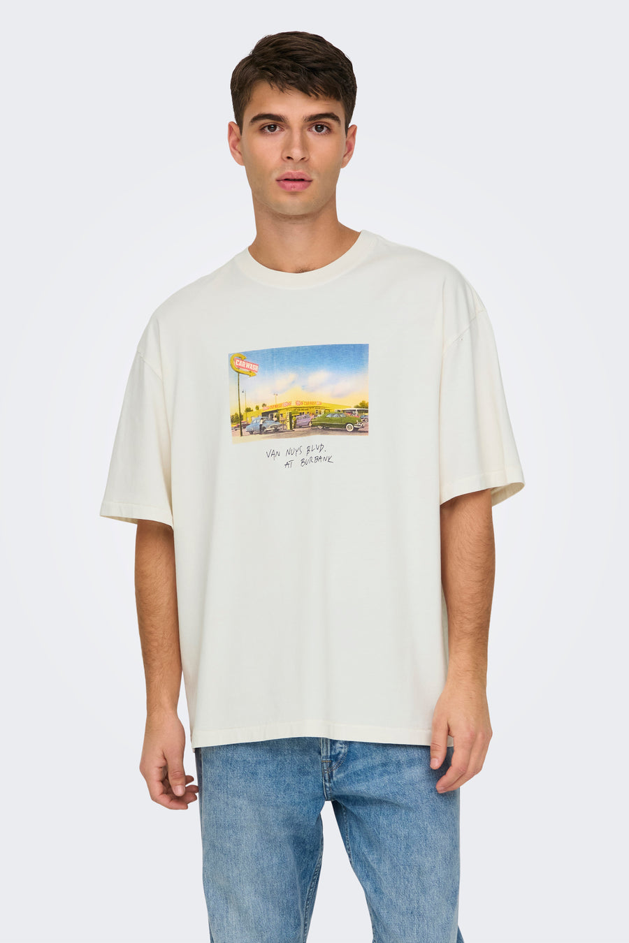 T-shirt (korte mouwen) Wit - ONLY & SONS®