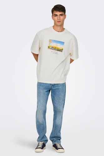 T-shirt (korte mouwen) Wit - ONLY & SONS®