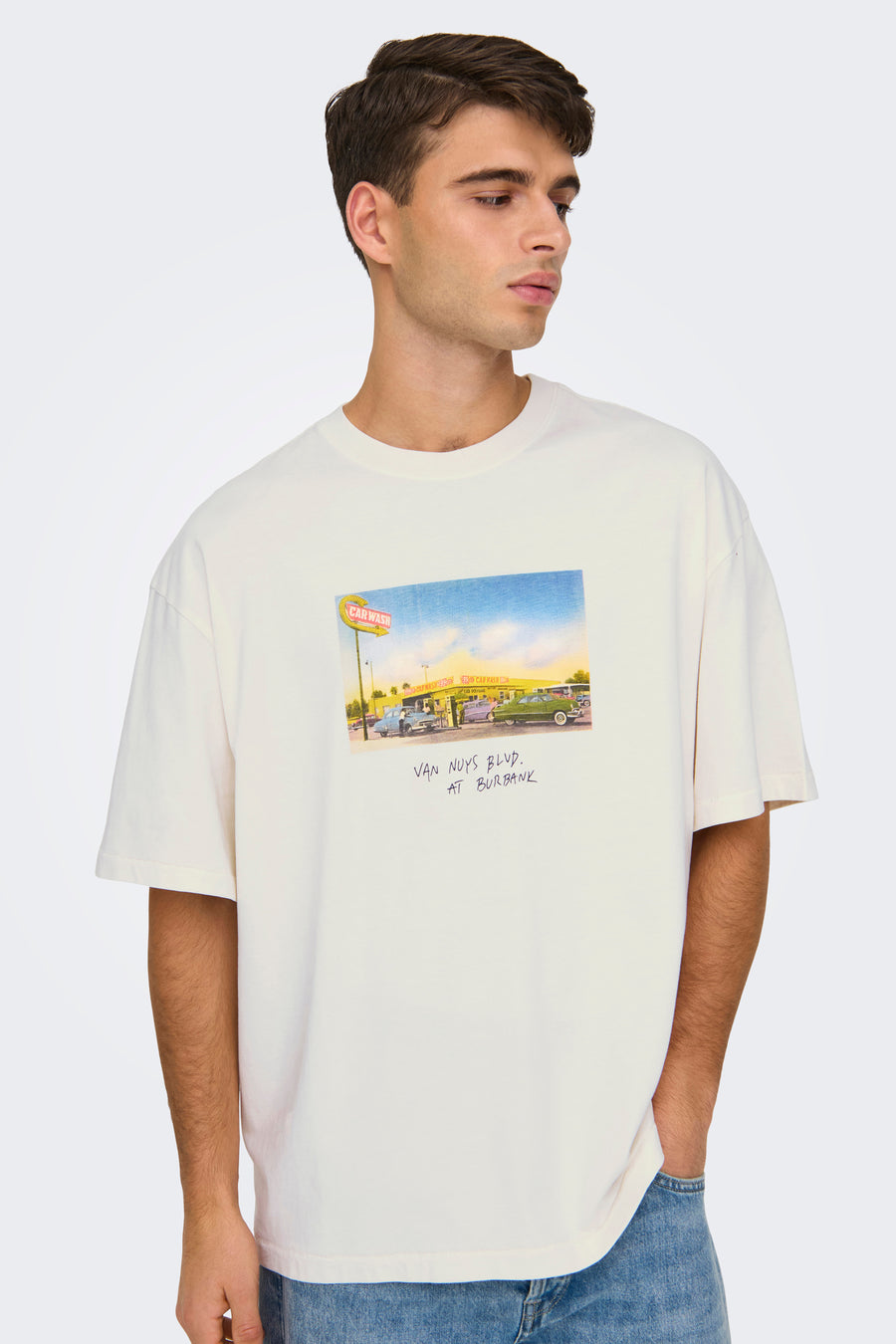 T-shirt (korte mouwen) Wit - ONLY & SONS®