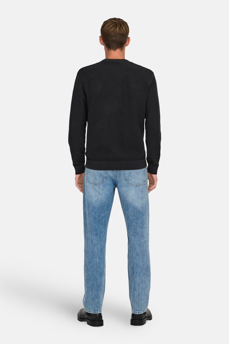 Trui met ronde hals Zwart - ONLY & SONS®