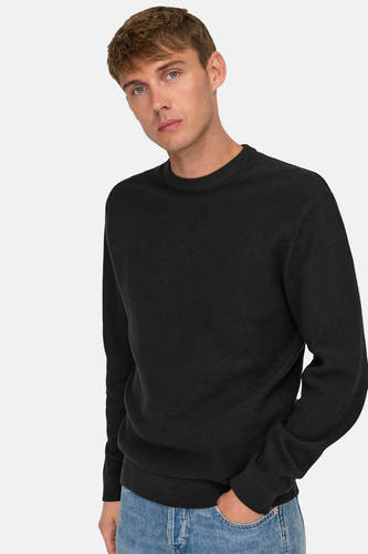 Trui met ronde hals Zwart - ONLY & SONS®