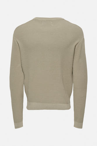 Trui met ronde hals Beige - ONLY & SONS®