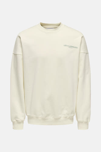 Sweater met ronde hals Ecru - ONLY & SONS®