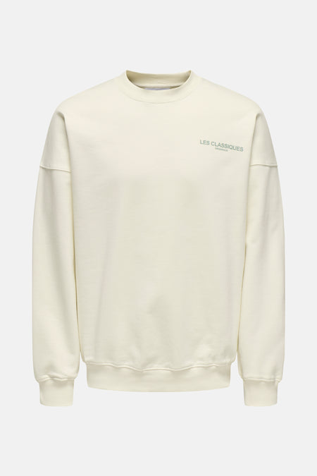 Sweater met ronde hals Ecru - ONLY & SONS®