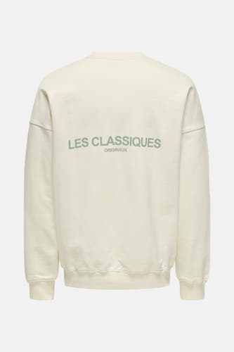 Sweater met ronde hals Ecru - ONLY & SONS®