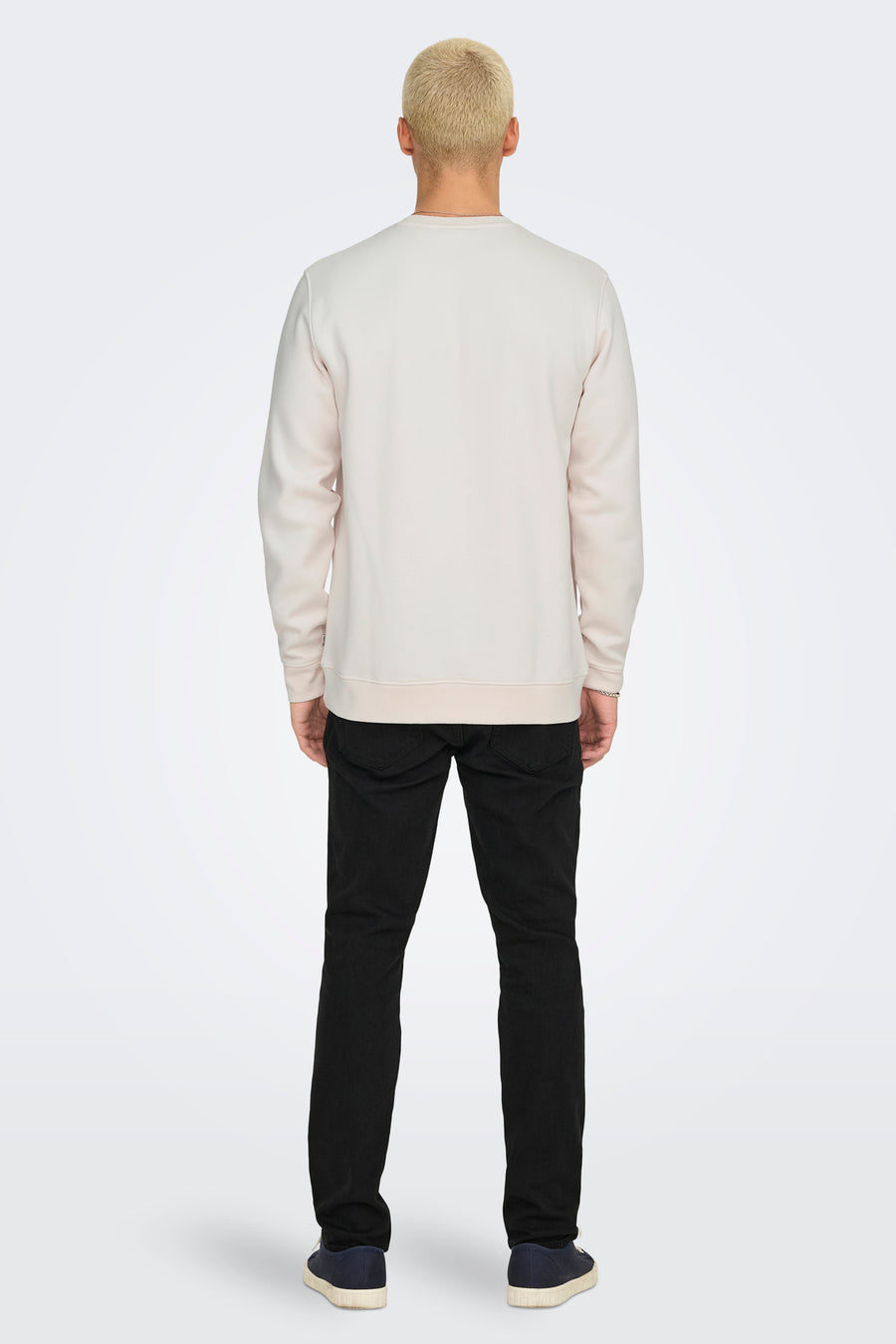 Sweater met ronde hals Wit - ONLY & SONS®