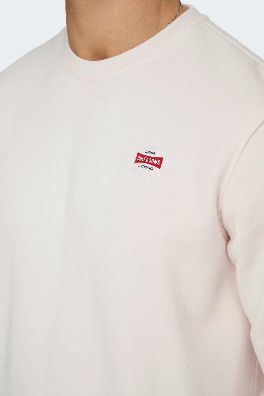 Sweater met ronde hals Wit - ONLY & SONS®