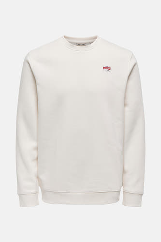 Sweater met ronde hals Wit - ONLY & SONS®