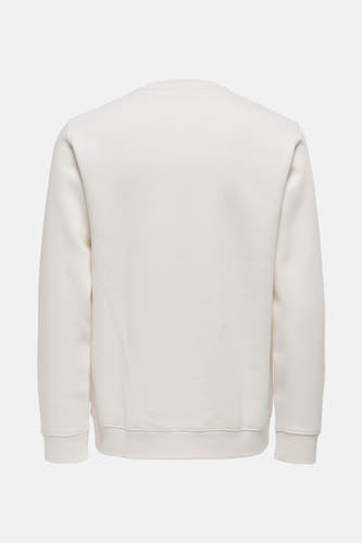 Sweater met ronde hals Wit - ONLY & SONS®