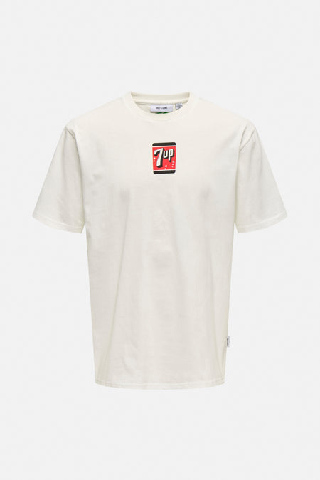 T-shirt (korte mouwen) Ecru - ONLY & SONS®