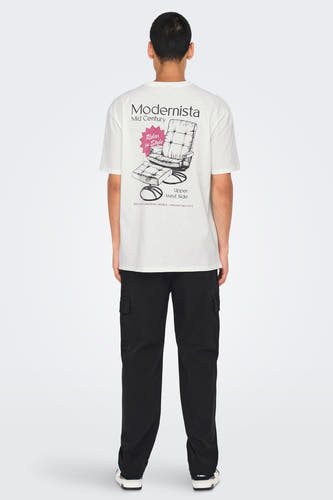 T-shirt (korte mouwen) Wit - ONLY & SONS®