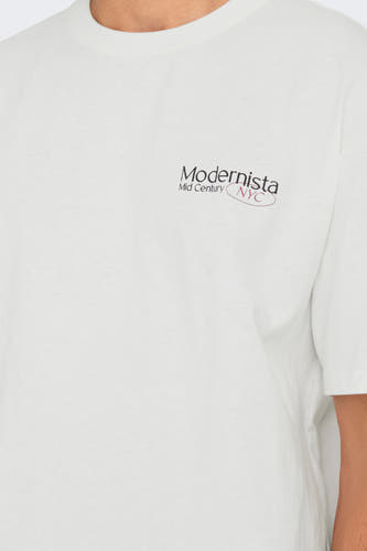 T-shirt (korte mouwen) Wit - ONLY & SONS®