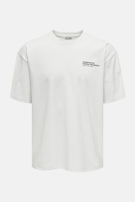 T-shirt (korte mouwen) Wit - ONLY & SONS®