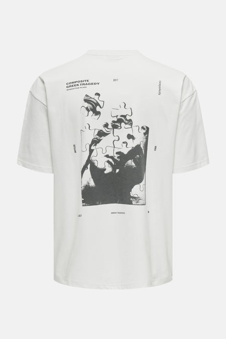 T-shirt (korte mouwen) Wit - ONLY & SONS®