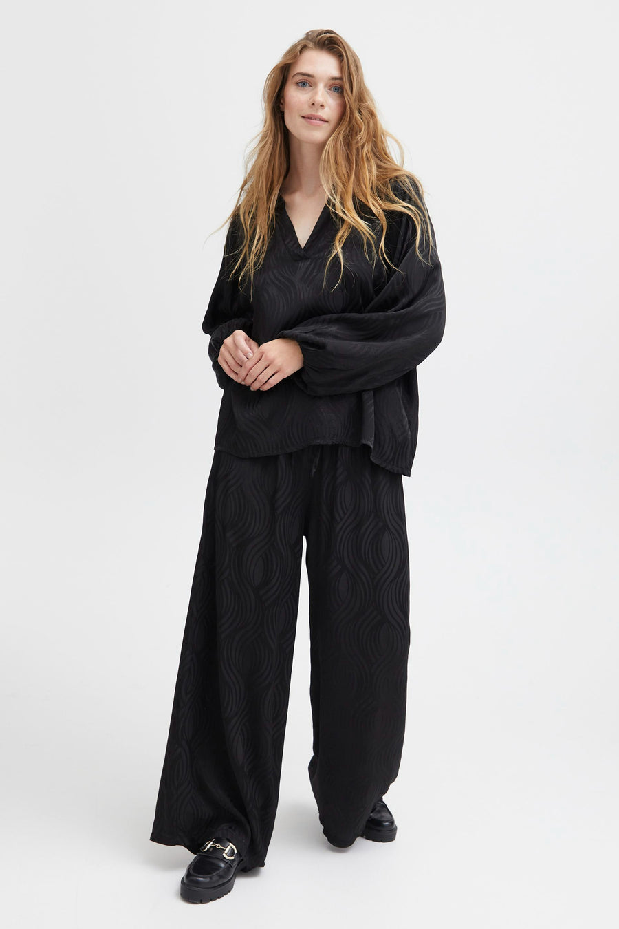 Blouse (lange mouwen) Zwart - SORBET