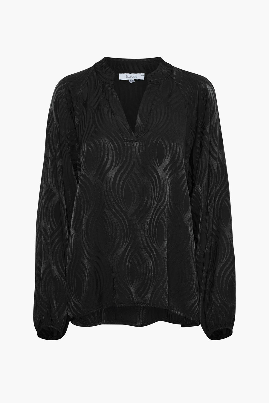 Blouse (lange mouwen) Zwart - SORBET