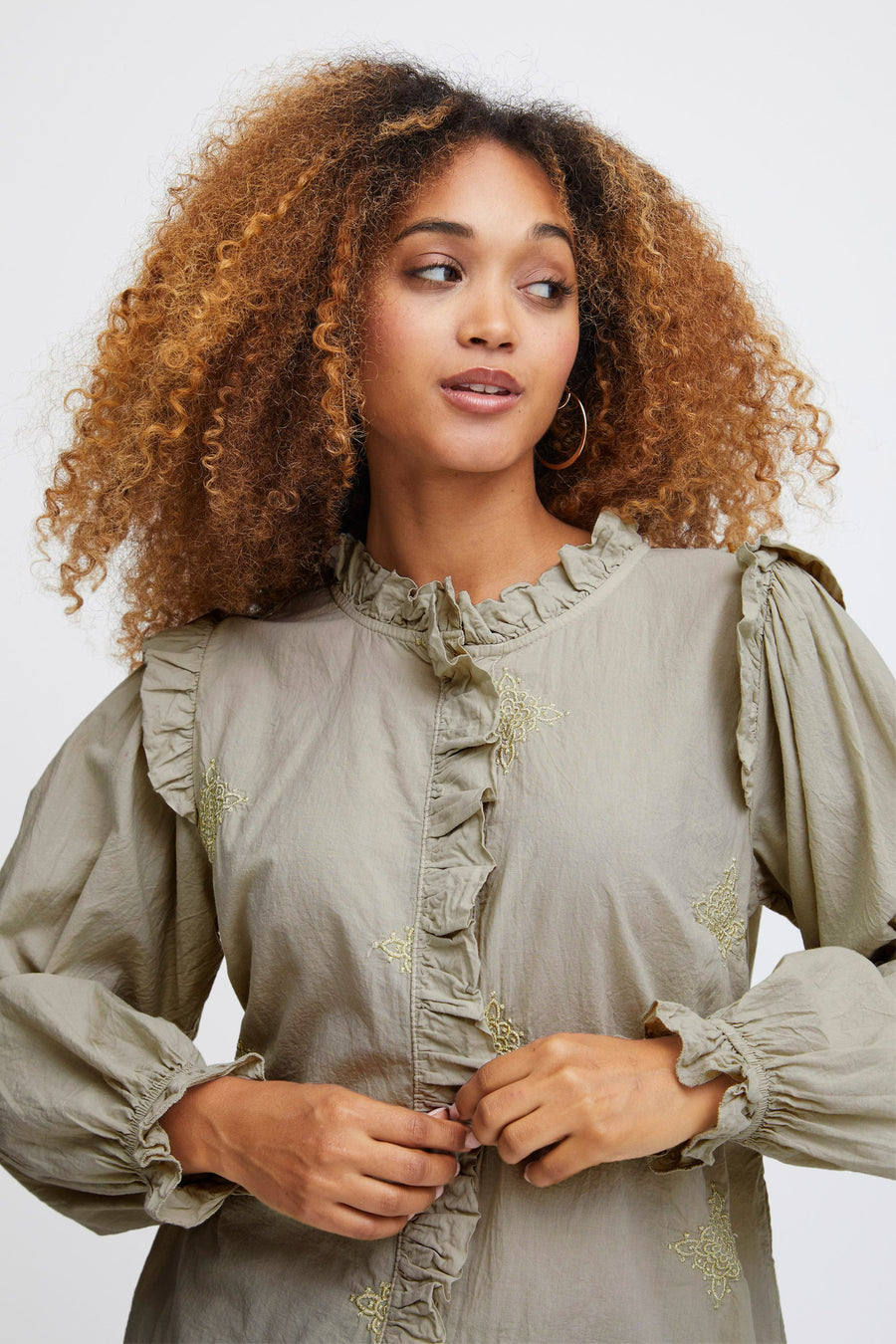 Hemd (lange mouwen) Beige - SORBET