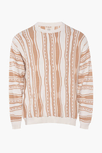 Trui met ronde hals Ecru - REDEFINED REBEL