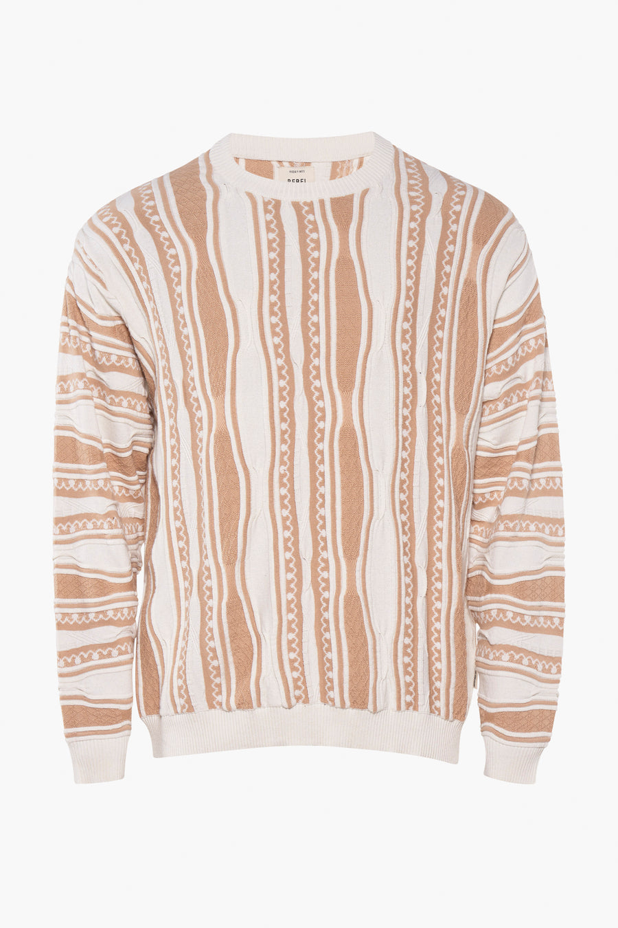 Trui met ronde hals Ecru - REDEFINED REBEL