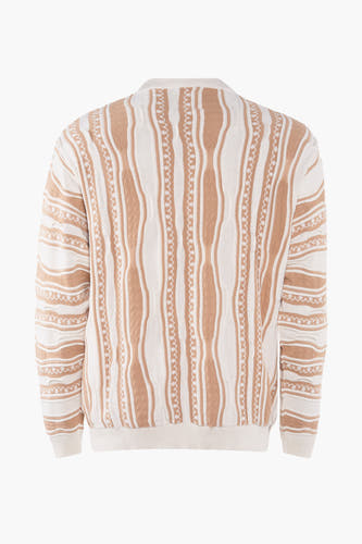 Trui met ronde hals Ecru - REDEFINED REBEL