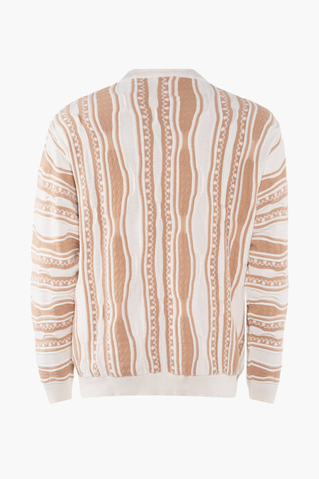 Trui met ronde hals Ecru - REDEFINED REBEL