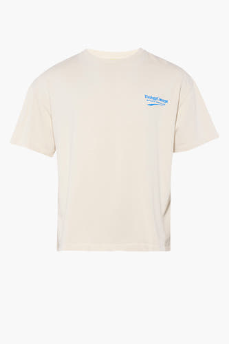 T-shirt (korte mouwen) Ecru - THEJOGGCONCEPT