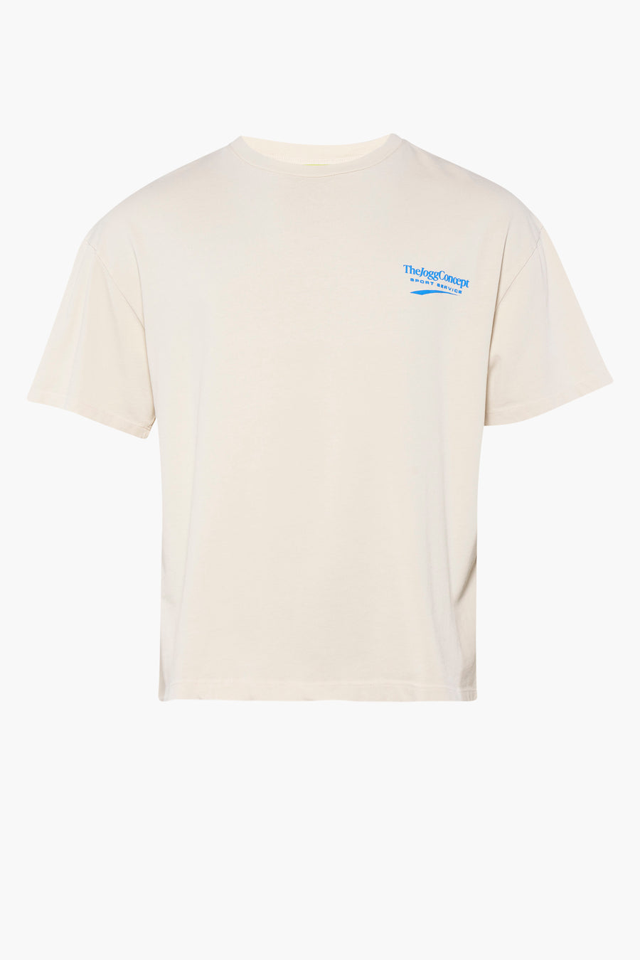 T-shirt (korte mouwen) Ecru - THEJOGGCONCEPT