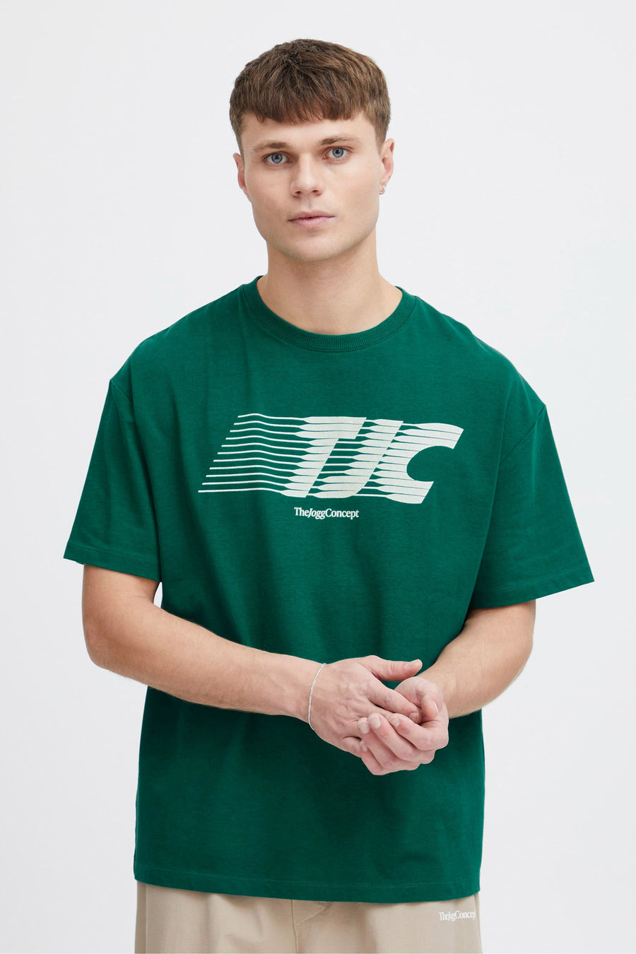 T-shirt (korte mouwen) Groen - THEJOGGCONCEPT