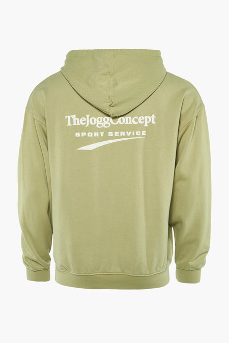 Sweater met kap Groen - THEJOGGCONCEPT