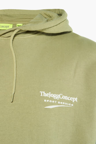 Sweater met kap Groen - THEJOGGCONCEPT