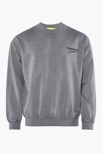 Sweater met ronde hals Grijs - THEJOGGCONCEPT