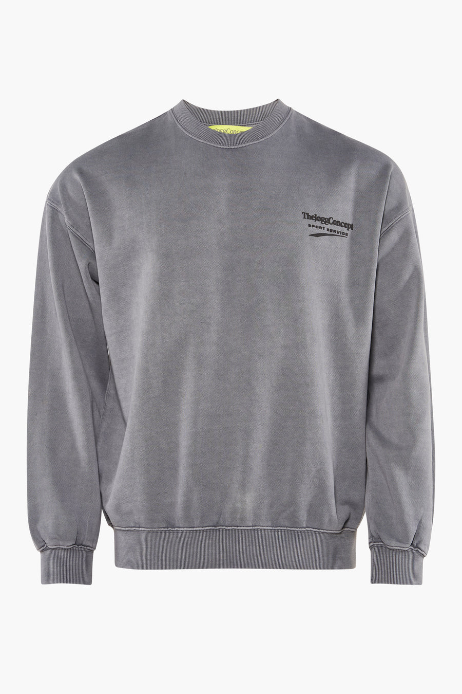 Sweater met ronde hals Grijs - THEJOGGCONCEPT