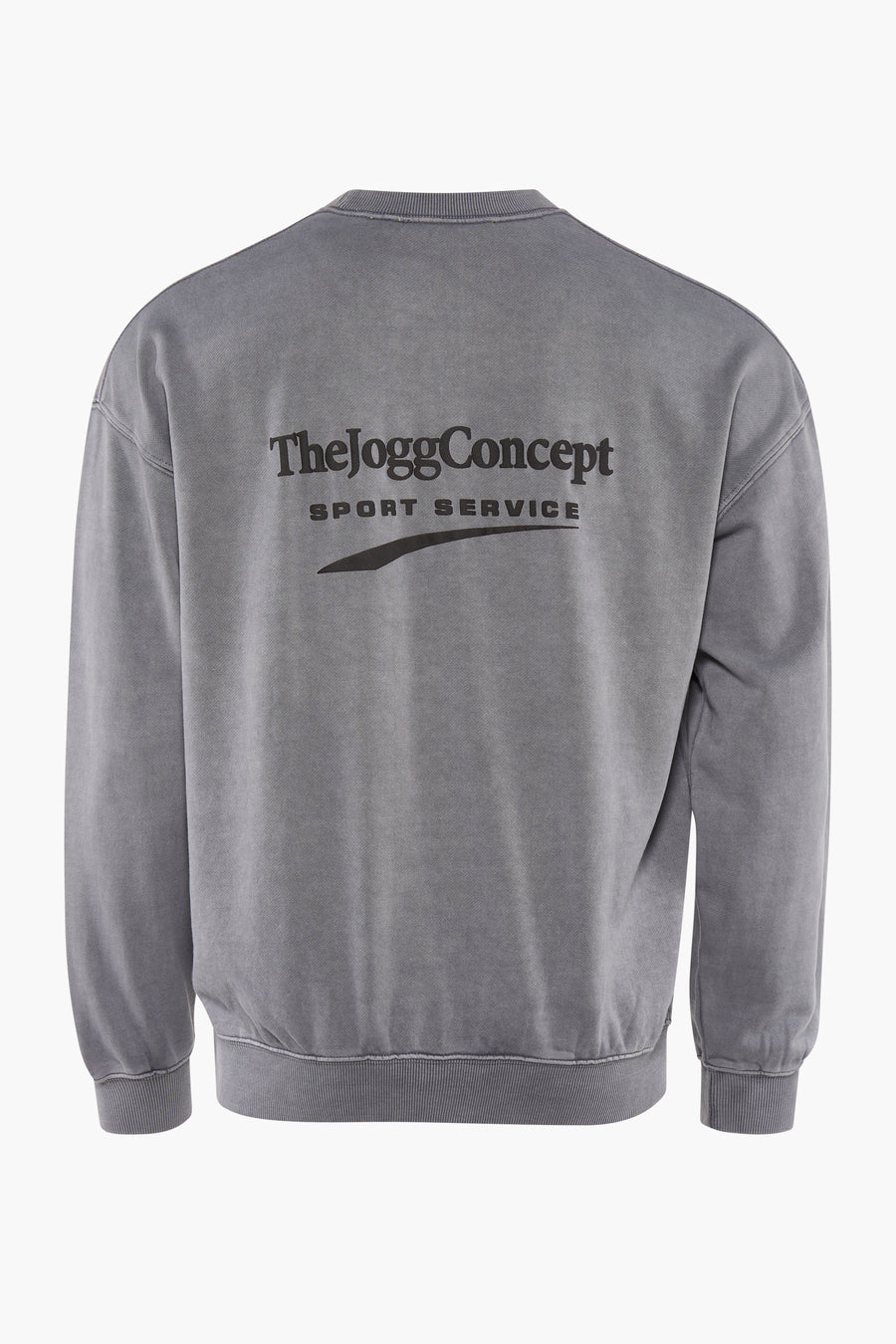 Sweater met ronde hals Grijs - THEJOGGCONCEPT