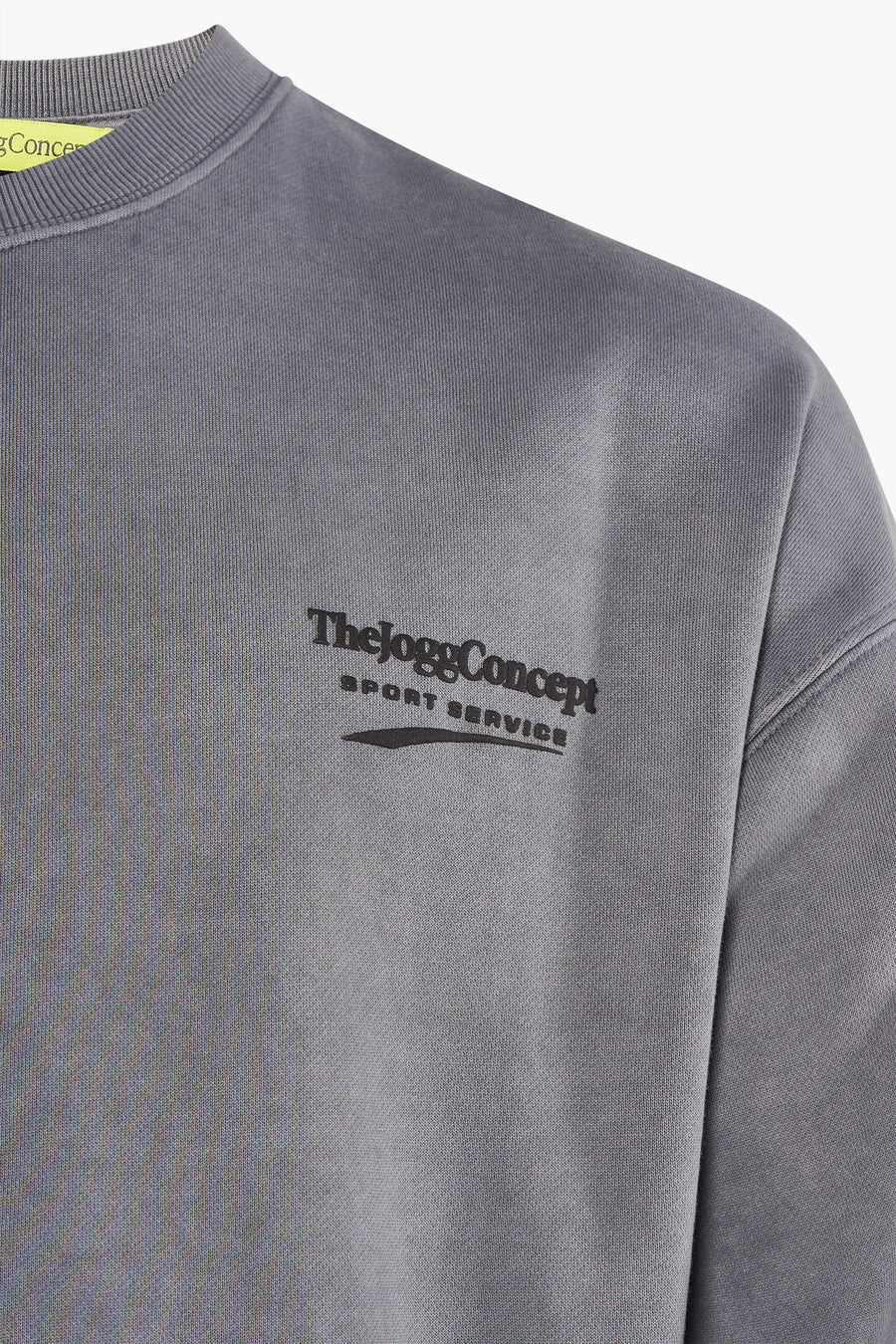 Sweater met ronde hals Grijs - THEJOGGCONCEPT