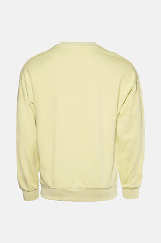 Sweater met ronde hals Geel - THEJOGGCONCEPT