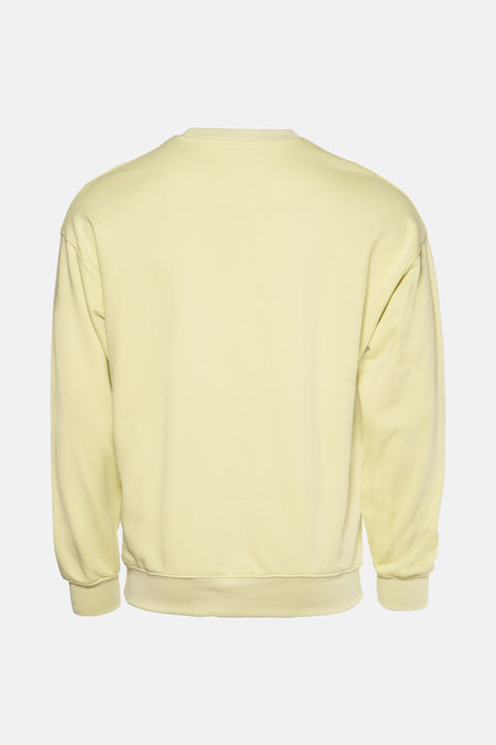 Sweater met ronde hals Geel - THEJOGGCONCEPT
