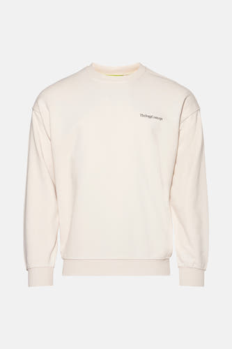 Sweater met ronde hals Ecru - THEJOGGCONCEPT