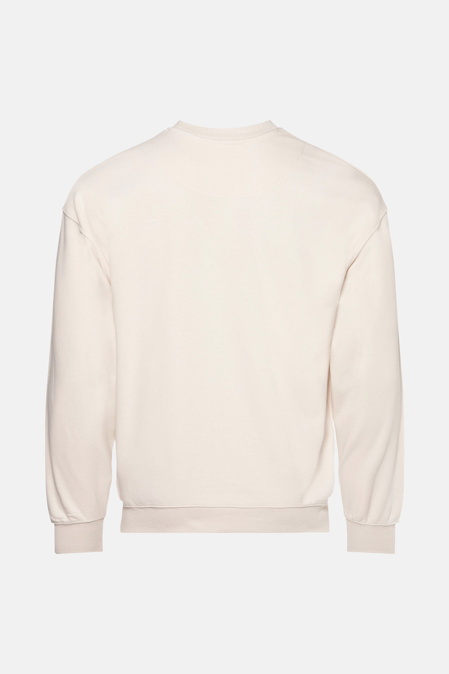 Sweater met ronde hals Ecru - THEJOGGCONCEPT