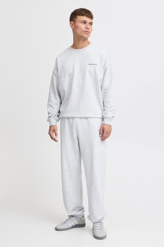 Sweater met ronde hals Grijs - THEJOGGCONCEPT